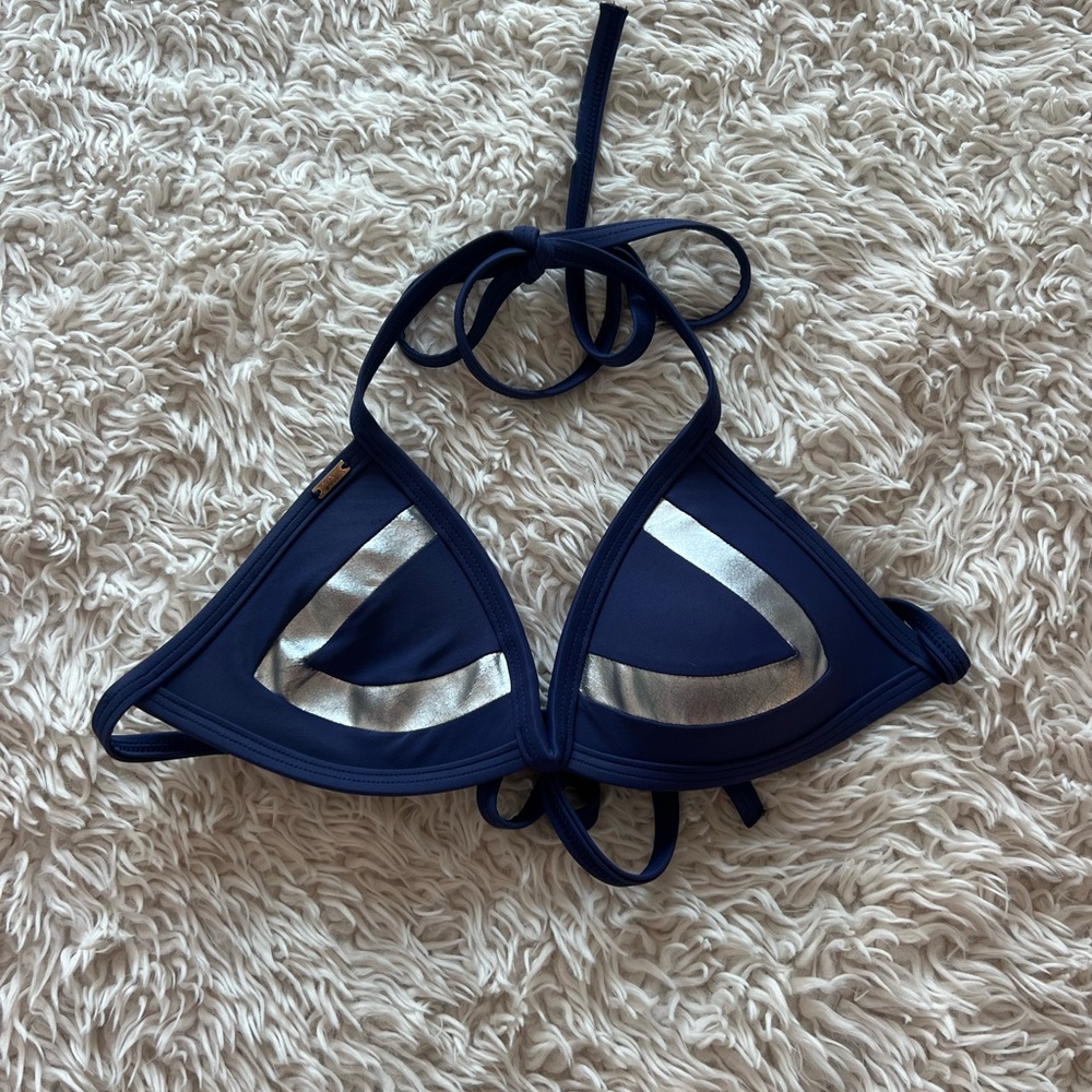 Victoria Secret PINK Blue Bikini Top